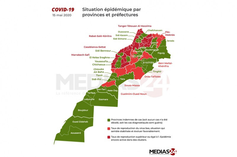 Maroc - Trois nouvelles provinces sans virus actifs... Carte-11