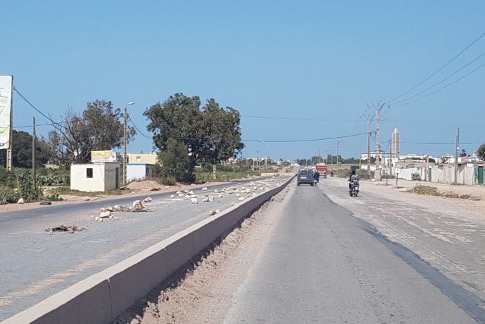 El Jadida-Jorf : arrêt de chantier Route-10