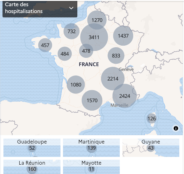 France - Bilan de la pandémie au 27 décembre Sans1557