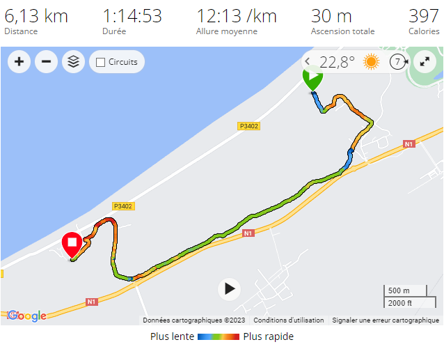 19/09 - marche sportive  au golf Pullman Sans2030