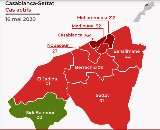 Région Casa-Settat - Situation épidémique au 16 mai... Sans_361