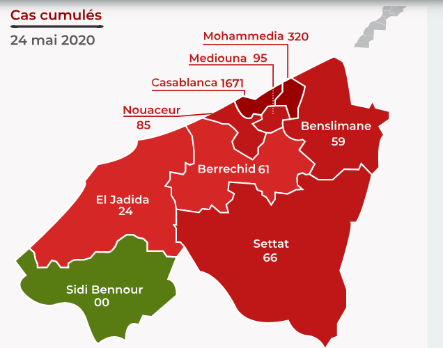 Maroc - Situation de la pandémie dans la région Casablanca-Settat au 24 mai... Sans_421