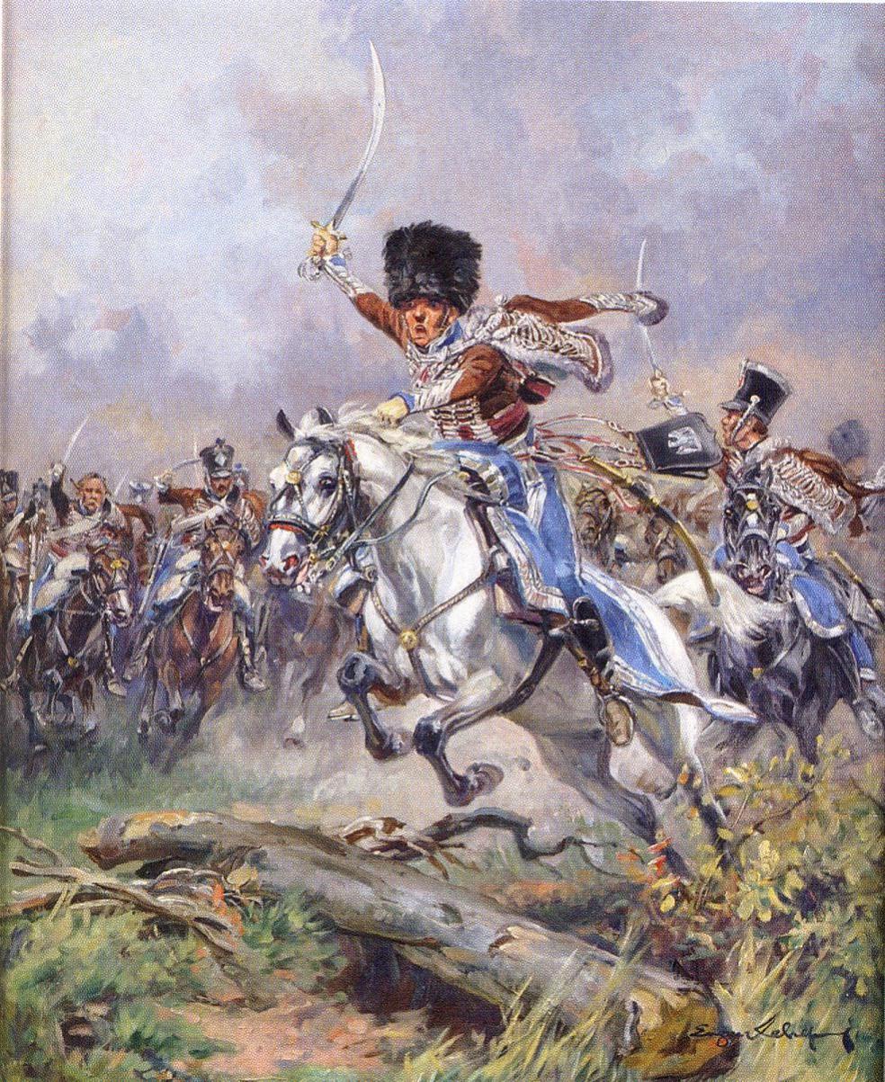 Capitaine du 2ème régiment de Hussards - Terminé Charge10