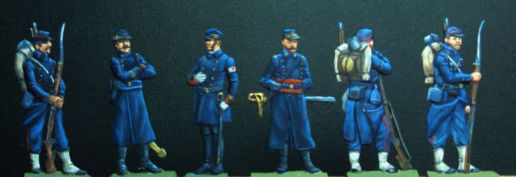 Infanterie de Marine Bazeilles 1870 figurines plates 30mm Dsc00235