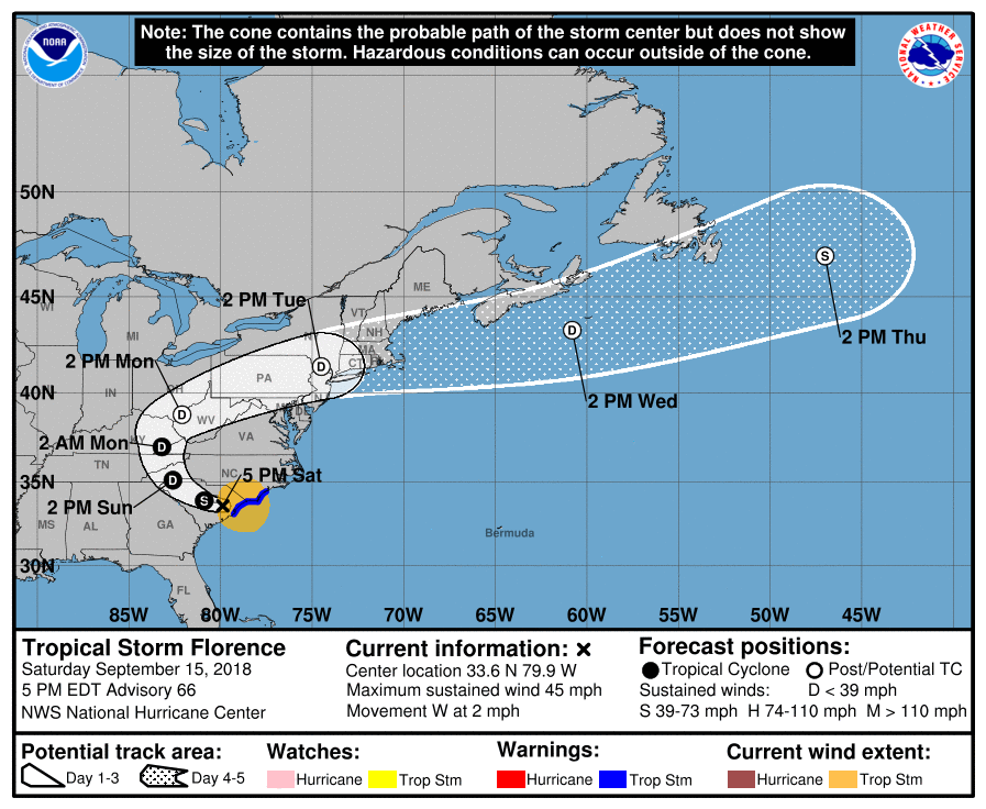 MAJOR HURRICANE FLORENCE part 2: Will have historic impacts to the Carolina coastline and areas inland - Page 7 15225010