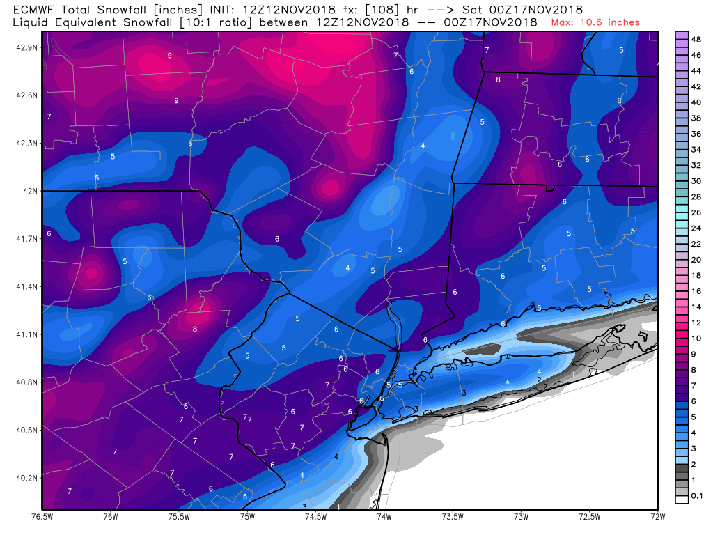 First Wintry Event - 11/15 to 11/16 Ecmwf_12