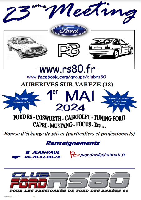 23 ème meeting ford du 1er mai  Affich10