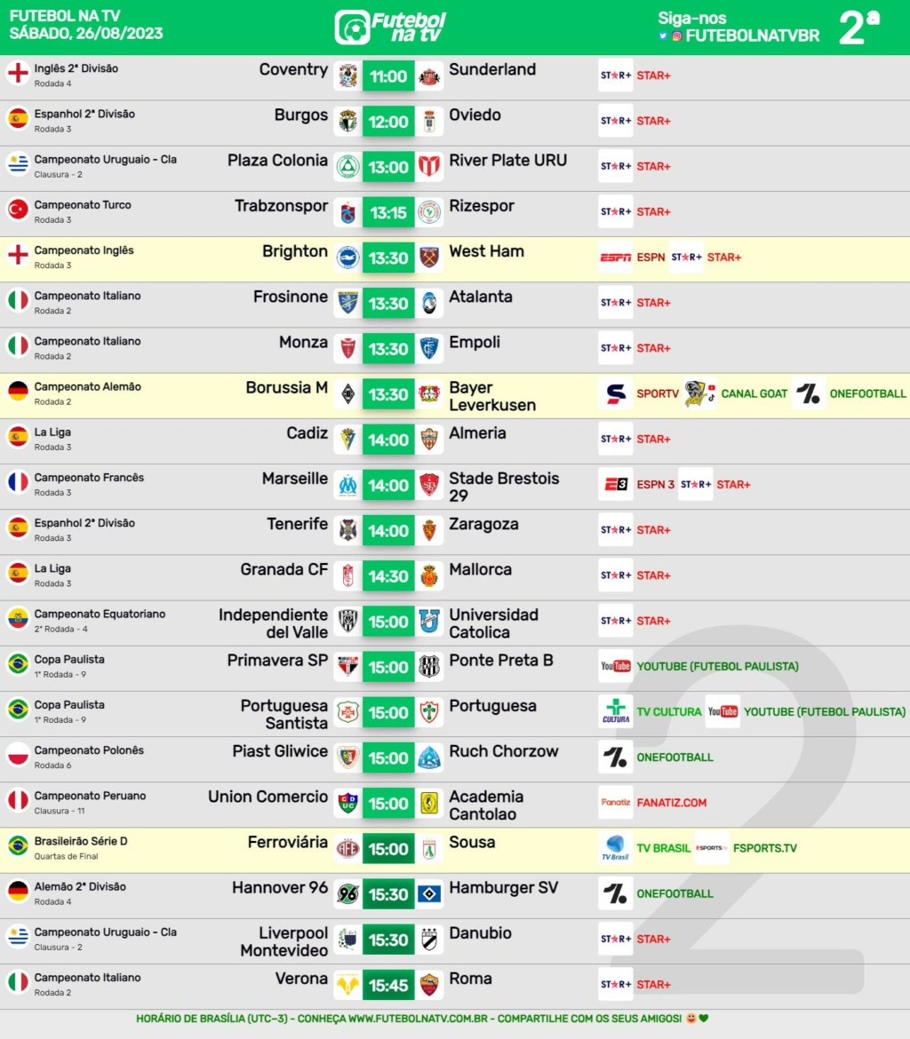 Agenda Esportiva (TV Aberta, Fechada, Streaming) - Página 2 Futeb237