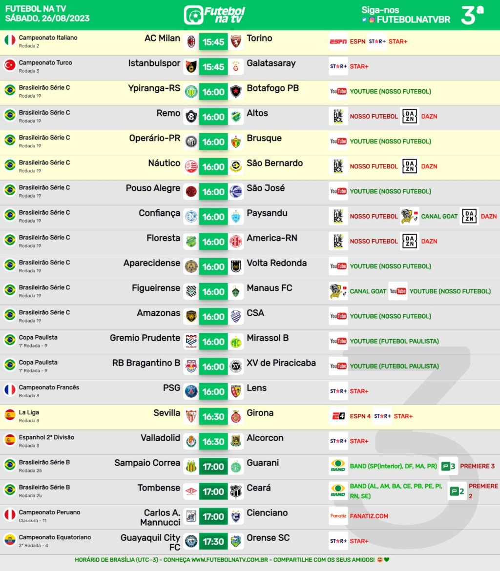 Agenda Esportiva (TV Aberta, Fechada, Streaming) - Página 2 Futeb238