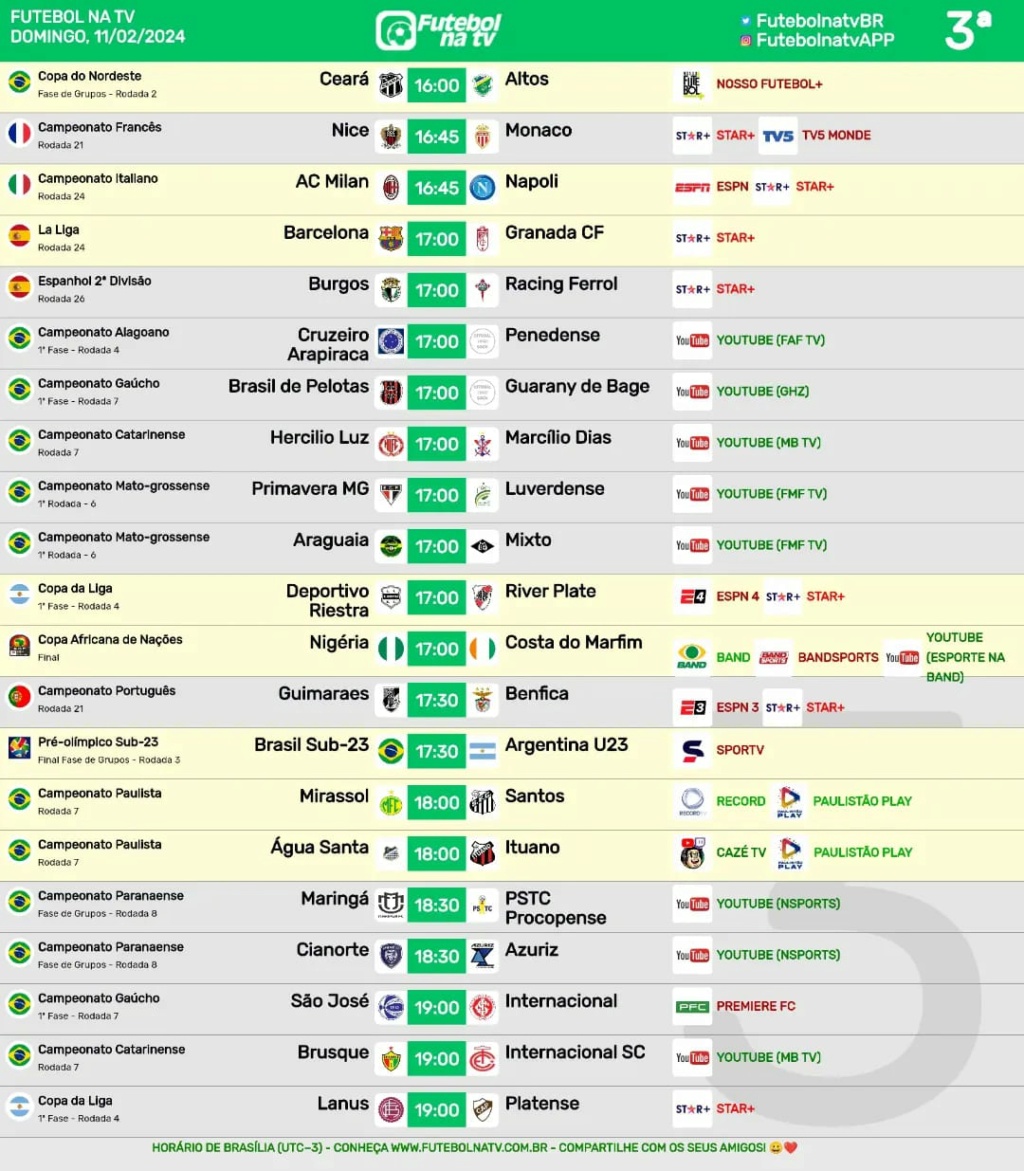 Agenda Esportiva (TV Aberta, Fechada, Streaming) - Página 7 Futeb534