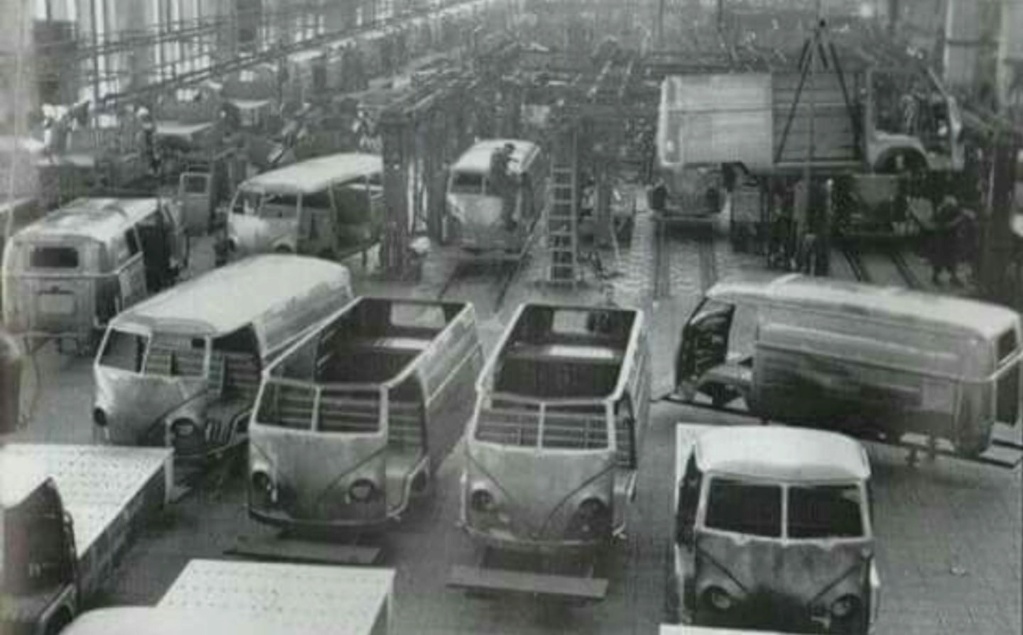 Vielles photos de l'usine des Mini-Bus Volkswagen. Bug_510