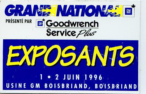 Souvenirs de l'usine GM de Sainte-Thérèse Expo9610