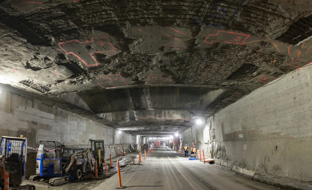 Réfection majeure du tunnel Louis-H.-La Fontaine en 77 photos. Hypoli36