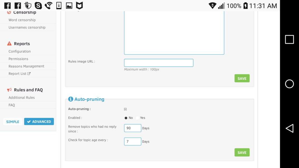 Configuring Pruning in the Garbage? Screen21