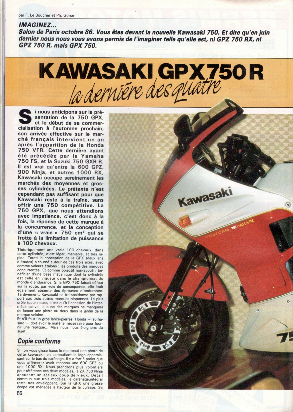 Essai MR 2756 Kawasaki GPX 750R  Essai123