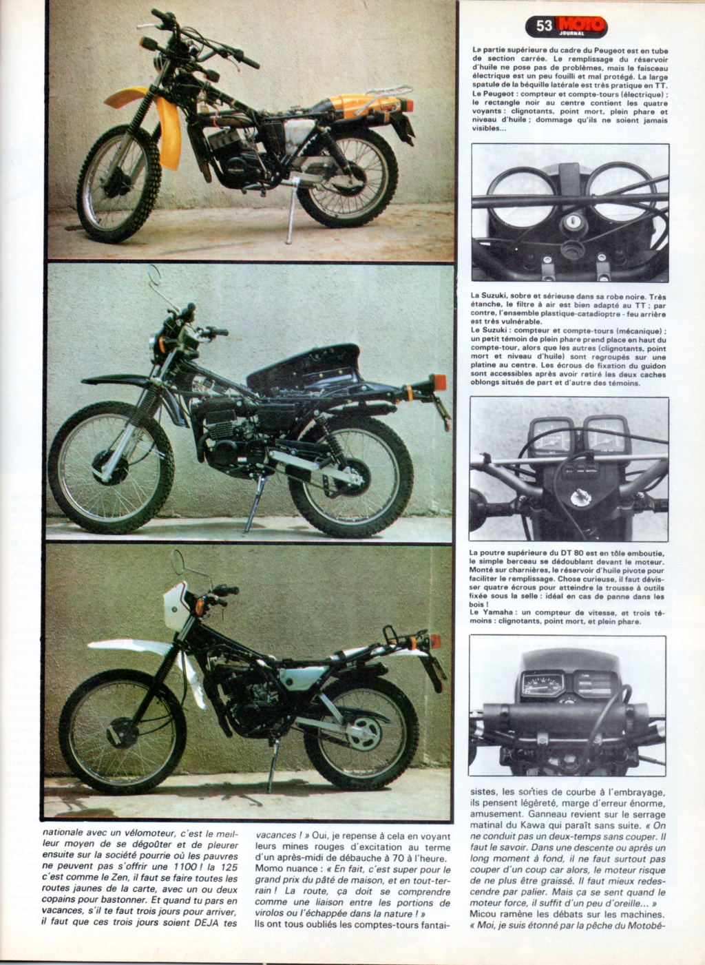 comparatif - comparatif 6 trails 80cc MJ 510    1981 Mj_51017