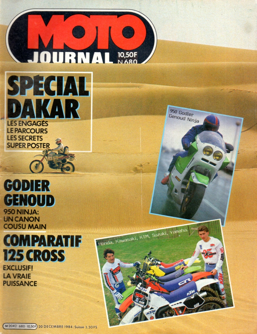 essai - Essai 950 Godier Genoud Ninja     MJ 680 dec 1984  Moto_j60