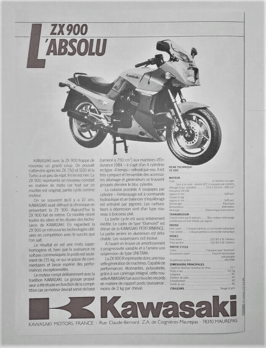 Brochures et Publicités sur les KAWASAKI KZ/Z   70/80'S - Page 3 S-l16084