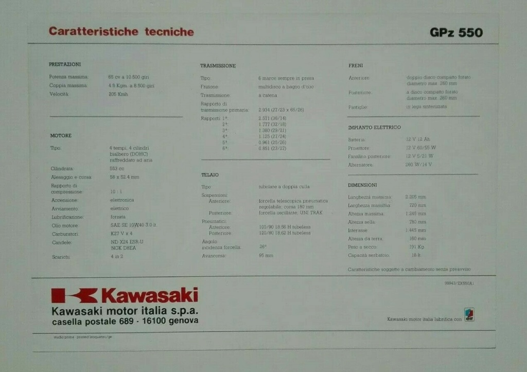 Brochures et Publicités sur les KAWASAKI KZ/Z   70/80'S - Page 3 S-l16089
