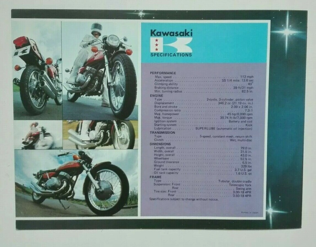 Brochures et Publicités sur les KAWASAKI KZ/Z   70/80'S - Page 3 S-l16095