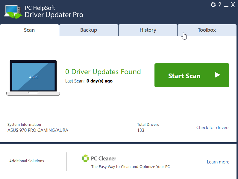 ترجمة برنامج PC HelpSoft Driver Updater لتحديث تعريفات مكونات الحاسوب Driver53