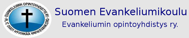 Suomen evankeliumikoulu / LUENTOJA /RAAMATTUTUNNIT/ Logo_h10