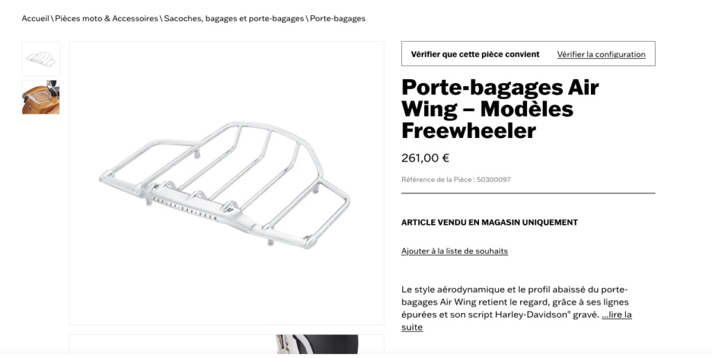 Porte bagage Tour pack(VENDU) Captu115