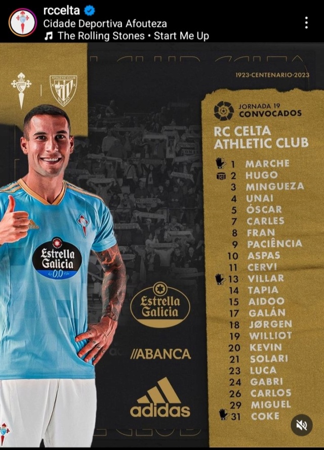  2022-2023 | 19ª Jornada |  R.C. Celta  1-0  Athletic de Bilbao - Página 6 Scree173