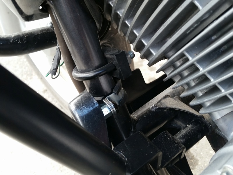 [TUTO] Installation sabot moteur Honda Varadero 125 20190318