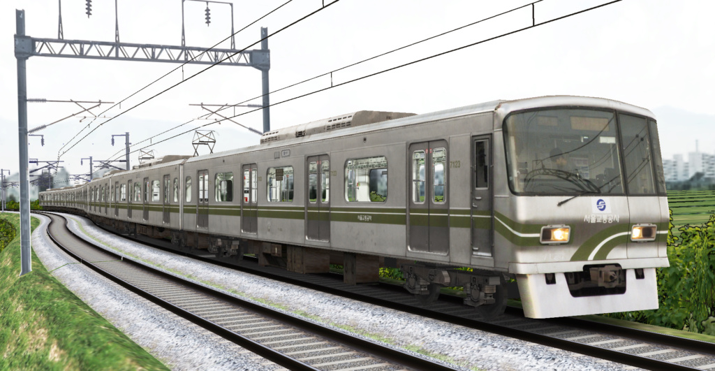  Seoul Metro Commuter train 7000 series 2nd [Download] Wls210