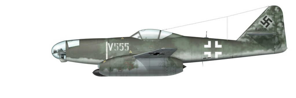 ME-262 A2a/U2 1/72, MPM/Revell l'avion au nez... bullé 2-9-1114