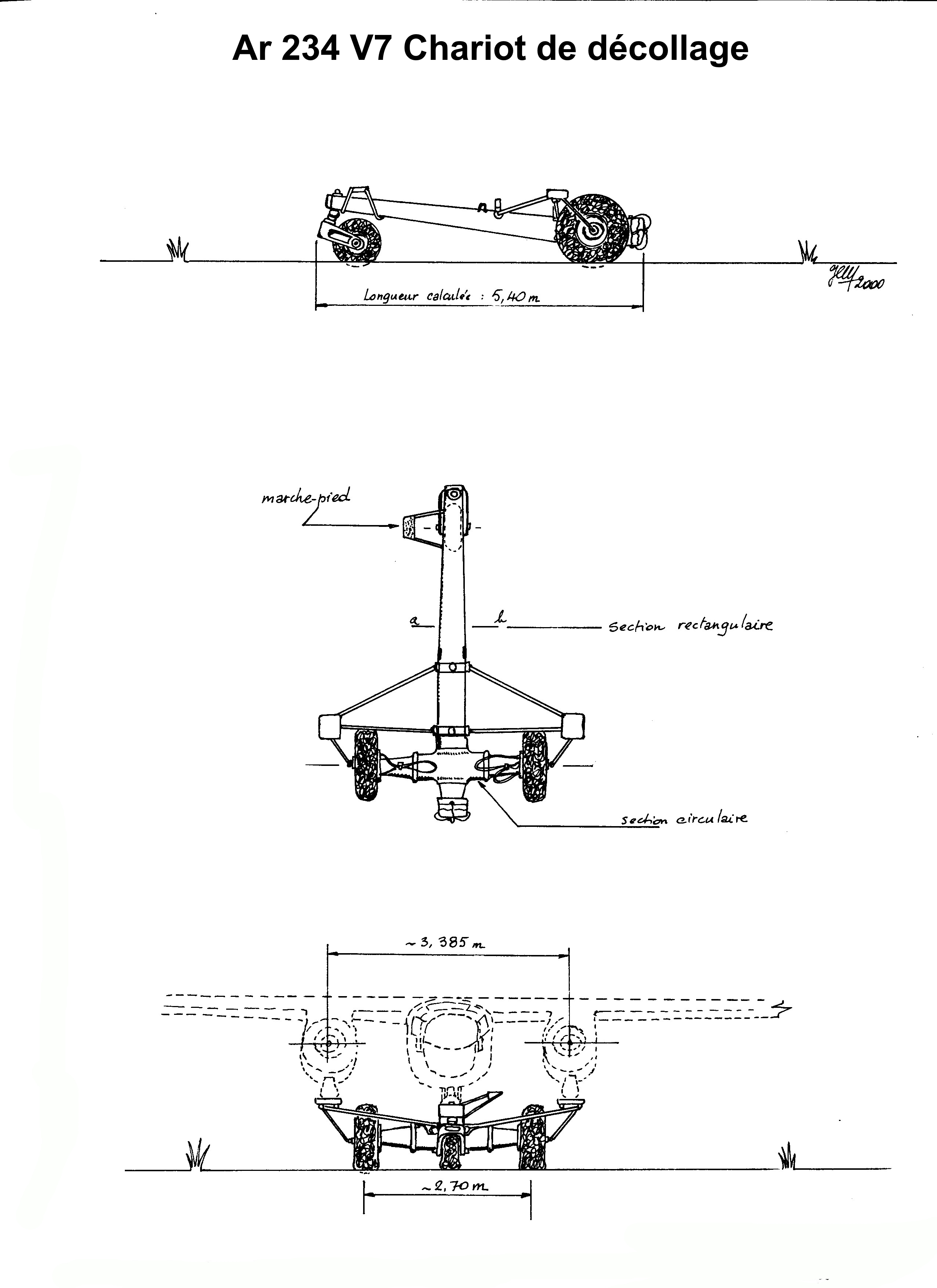 Arado Ar 234 V7, Dragon (modification) Ar_23410