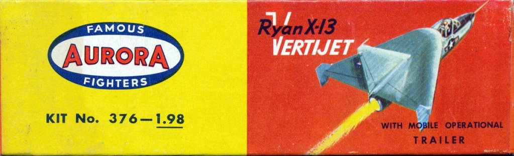 [AURORA] RYAN X-13 VERTIJET 1/48ème Réf 376-1.98 X-13_v11