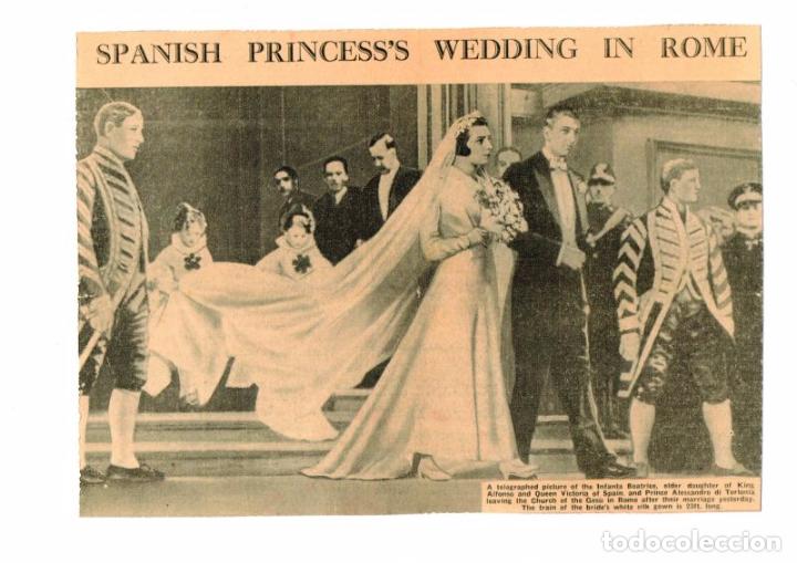 BODA DE LA INFANTA BEATRIZ DE BORBÓN Y BATTENBERG CON ALESSANDRO TORLONIA, V PRÍNCIPE DE CIVITELLA-CESI 10480811