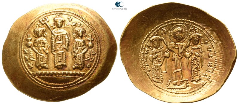 Histamenon Nomisma de Romano IV Diogenes con  Eudocia, Miguel VII, Constancio y Andrónico. Constantinopla 71154210