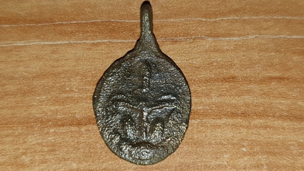 Crucifijo bifaz con Inmaculada Concepción, S. XIX Whatsa11