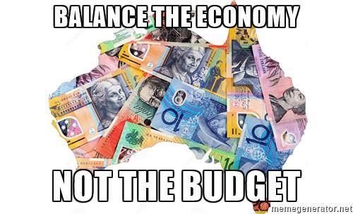 Balance the Economy NOT the Budget (Australia) 2010
