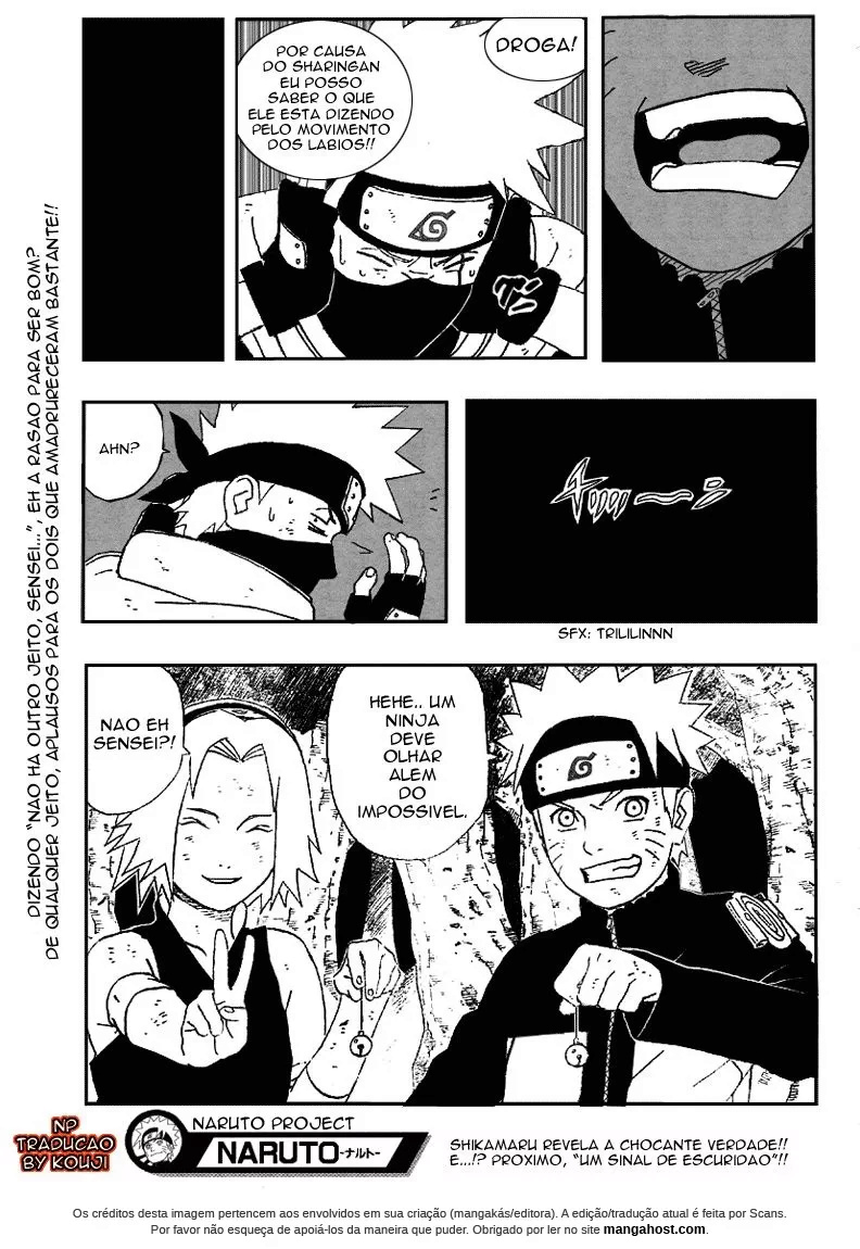 Naruto e Sakura eram de nível jonin no início do Shippuden? Naruto16