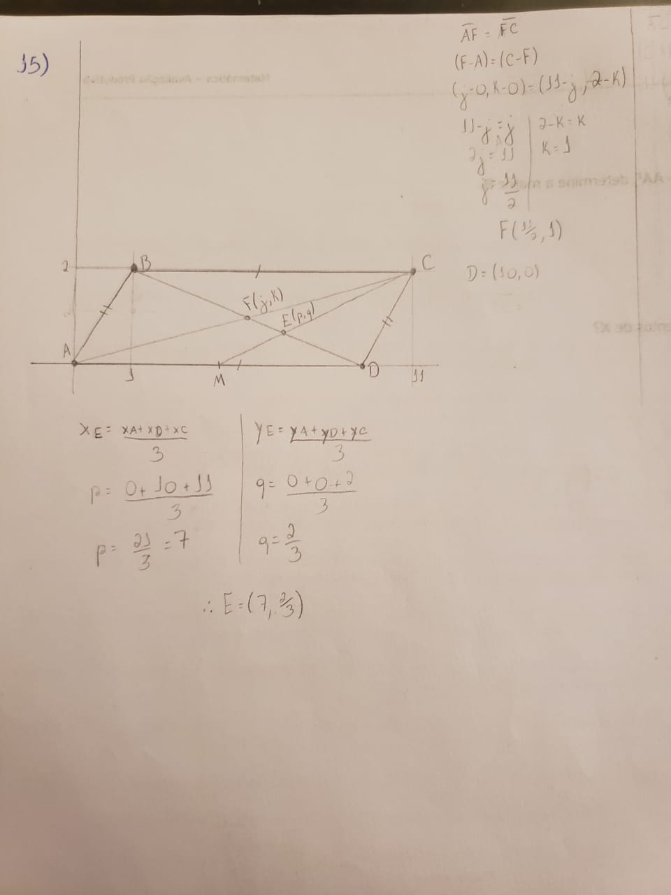 Paralelogramo em Geometria Analítica 1510