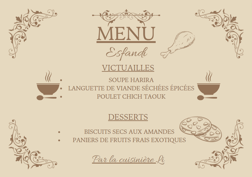 L'Esfandi  Menu10