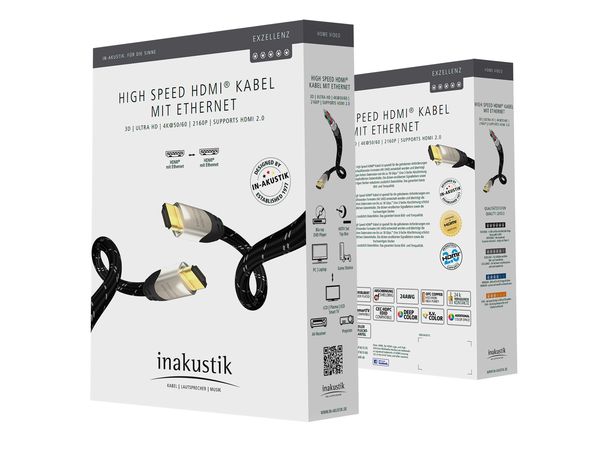 Inakustik Excellence High Speed HDMI 2.0 Cable with Ethernet (5meter) Csm_0035