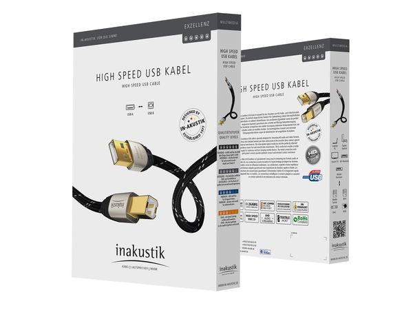 Inakustik Excellence High Speed Usb 2.0 A to B Cable (1meter) Csm_0072