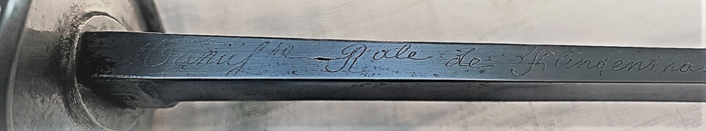 sabre d'officier 1822 avec un lézard Grawer13