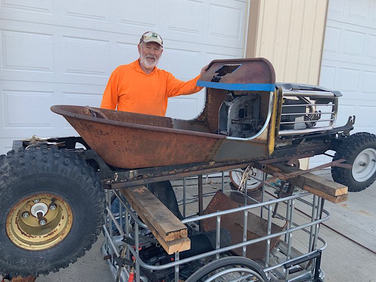 A Rat Rod Wheelbarrow Bucket T Tractor/Kart for my Grandson - Page 6 0b5b9210