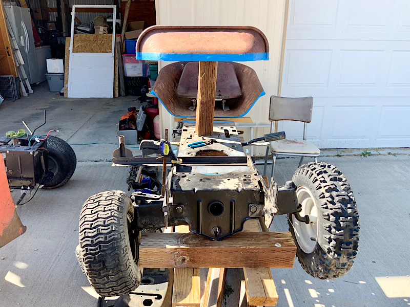 A Rat Rod Wheelbarrow Bucket T Tractor/Kart for my Grandson - Page 2 6b450b10