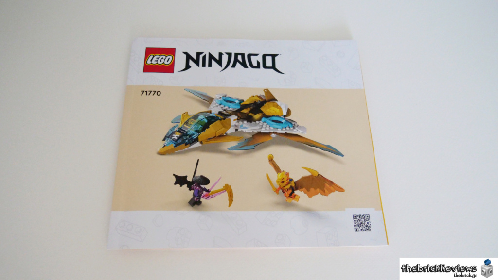TheBrickReview: LEGO Ninjago Zane's Golden Dragon Jet Instru10