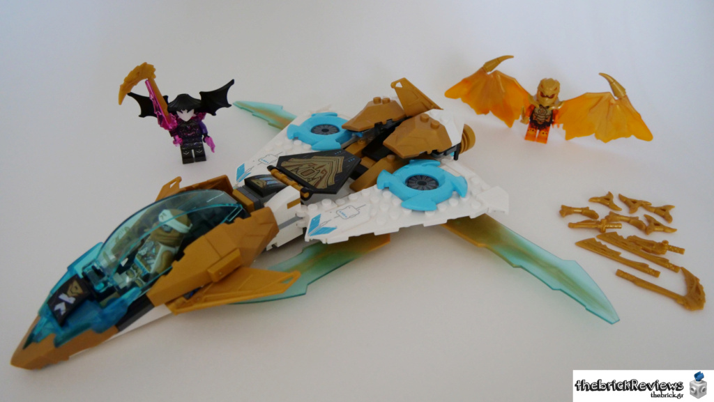 TheBrickReview: LEGO Ninjago Zane's Golden Dragon Jet Overvi10