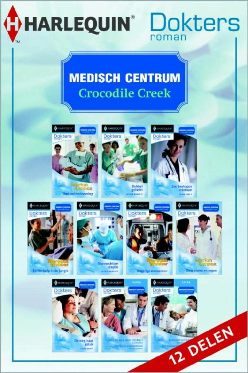 Boeken Bundel Harlequin Dokters ( Medisch Centrum Crocodile Greek ) Medisc10