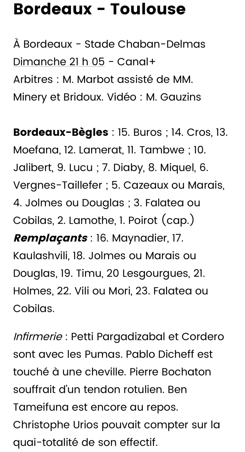 Top 14 - 1ᵉʳᵉ journée : UBB / Stade Toulousain - Page 9 Bc48fe10