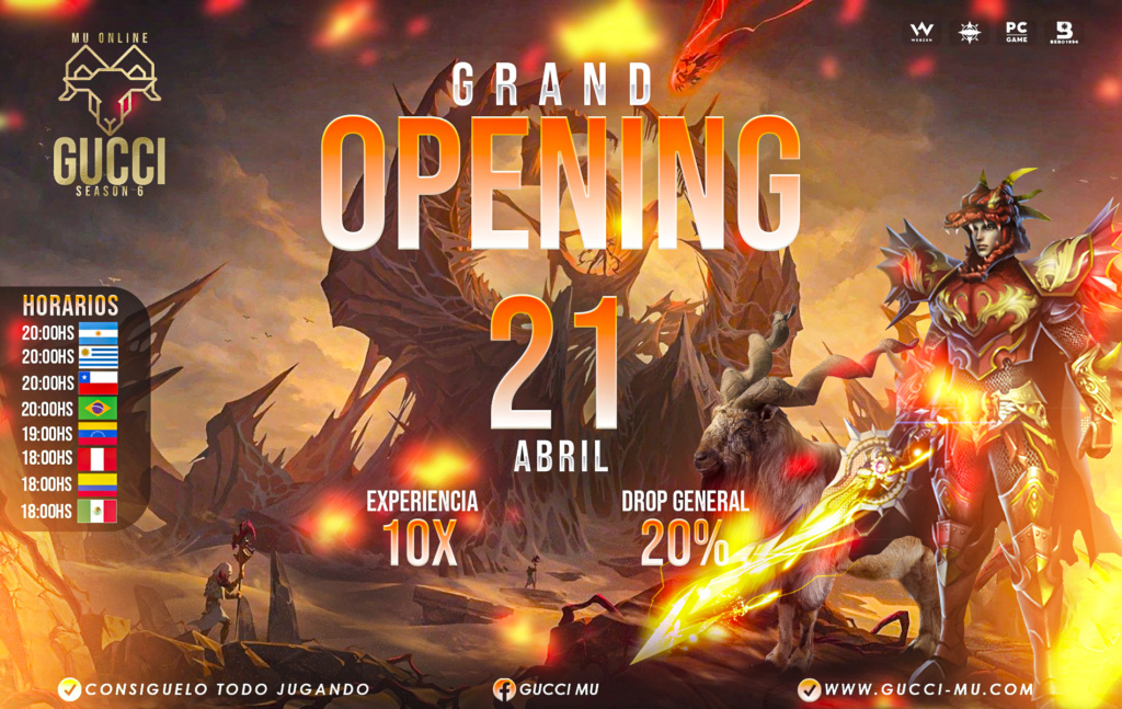 GRAN INAUGURACION DE GUCCI MU SERVER OFICIAL Flyer_20